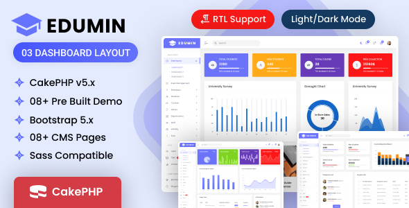  cakephp EduMin Preview Image
