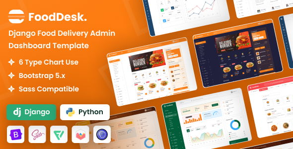  Django FoodDesk Preview Image